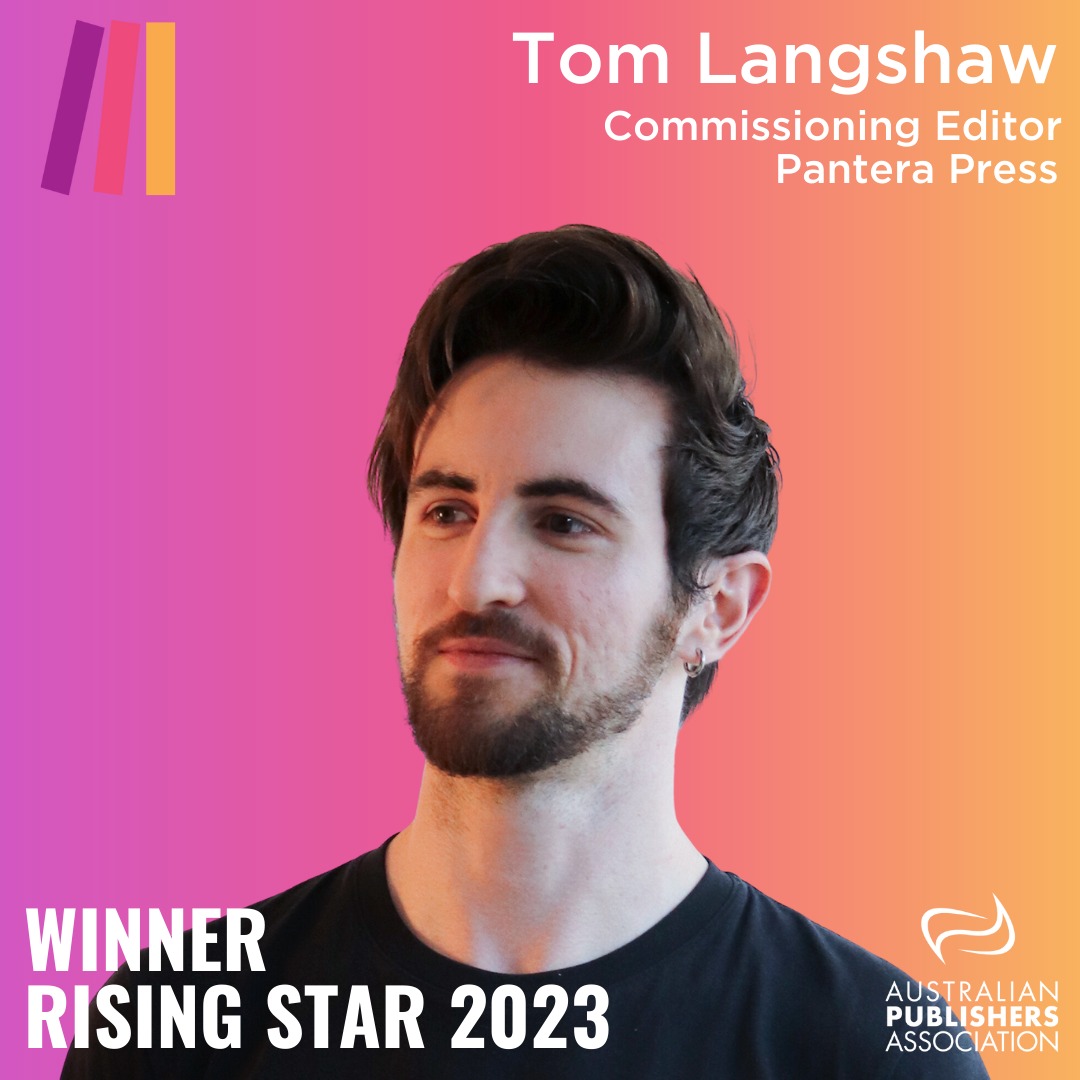Tom Langshaw Wins Australian Publishing Industry’s 2023 Rising Star Award event image